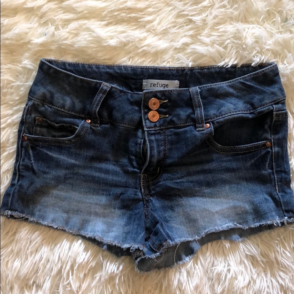 Refuge Blue Jean Shorts